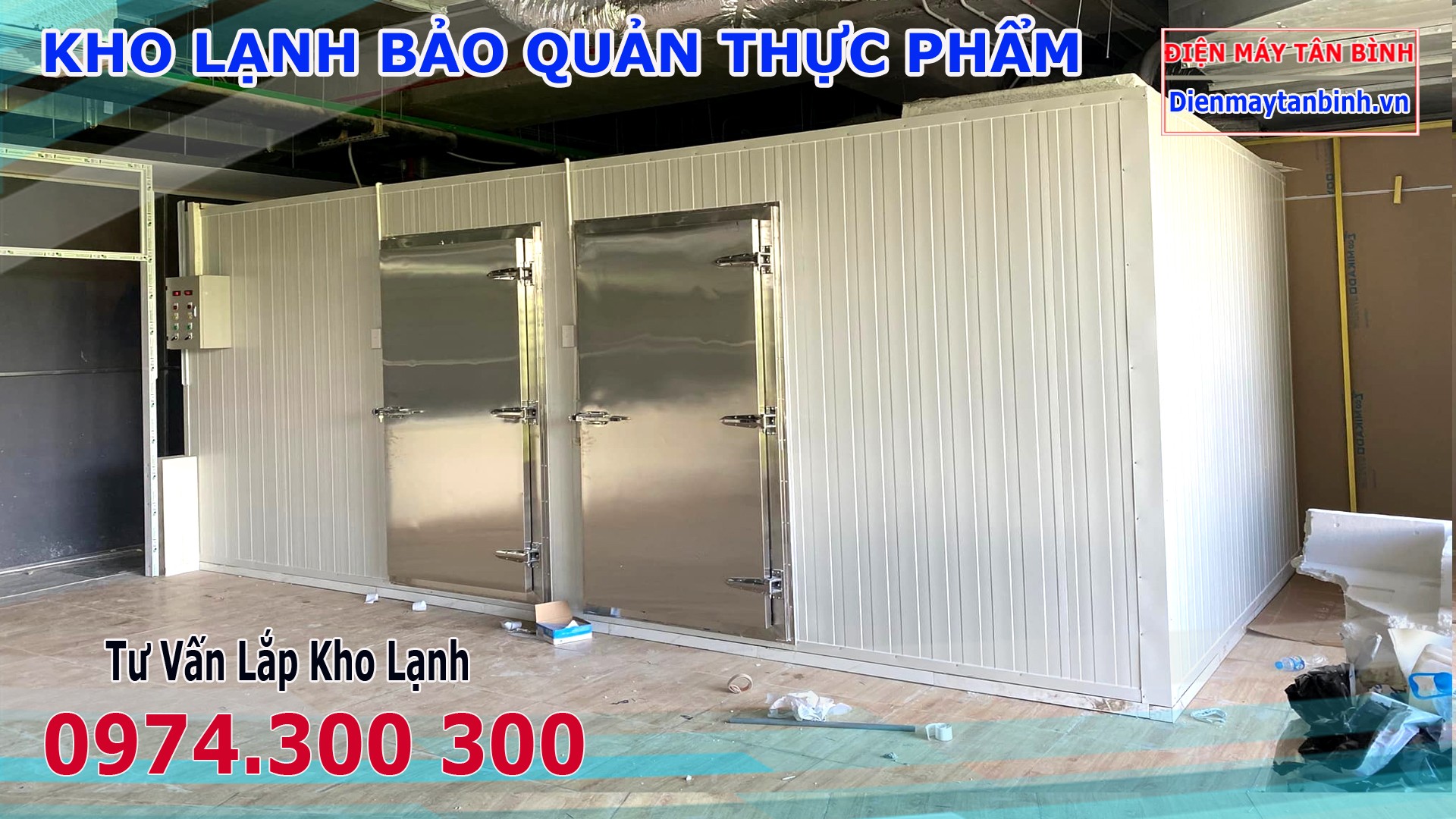 Hệ thống kho lạnh cấp đông chuyên nghiệp để bảo quản hải sản tươi sống